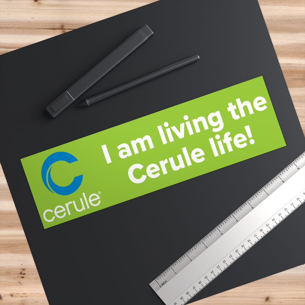 Cerule Bumper Stickers - Cerule Life - Green