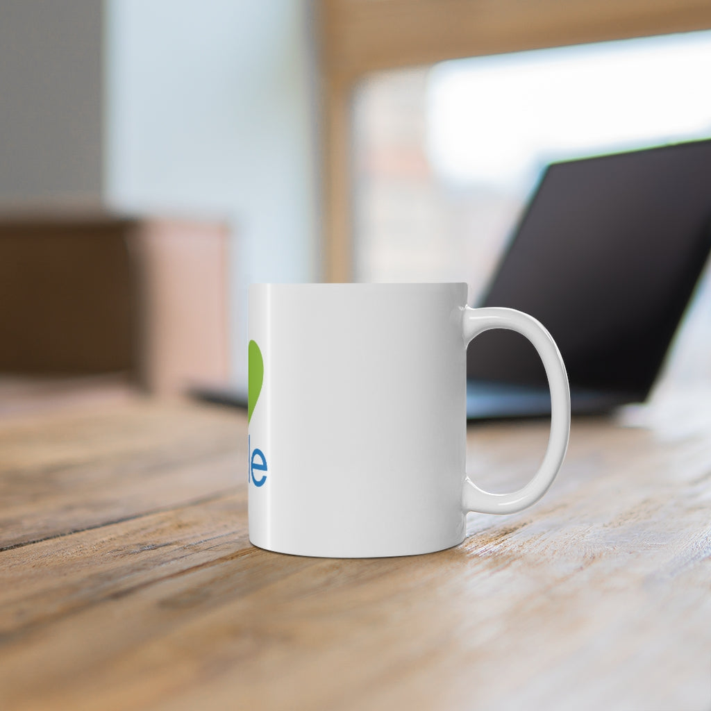 Cerule Coffee Mug "I Heart"