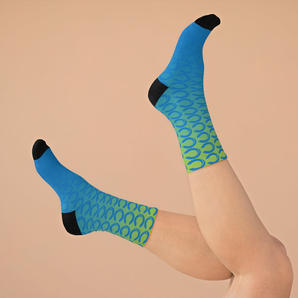 Cerule Socks - Blue/Green