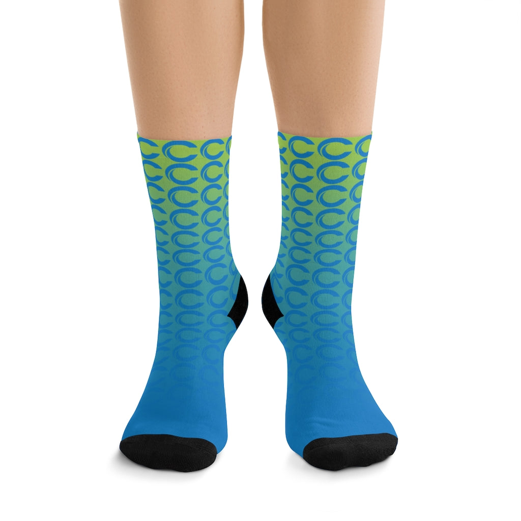Cerule Socks - Blue/Green