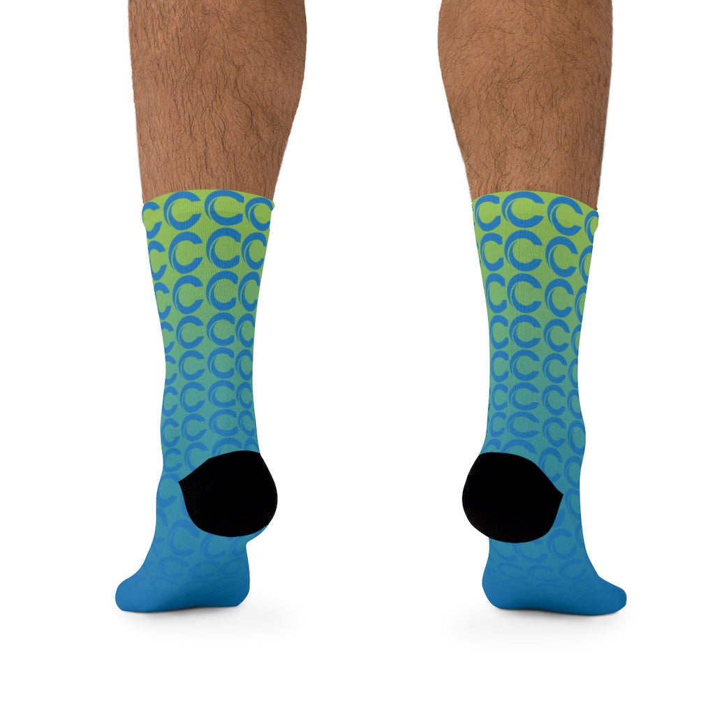 Cerule Socks - Blue/Green