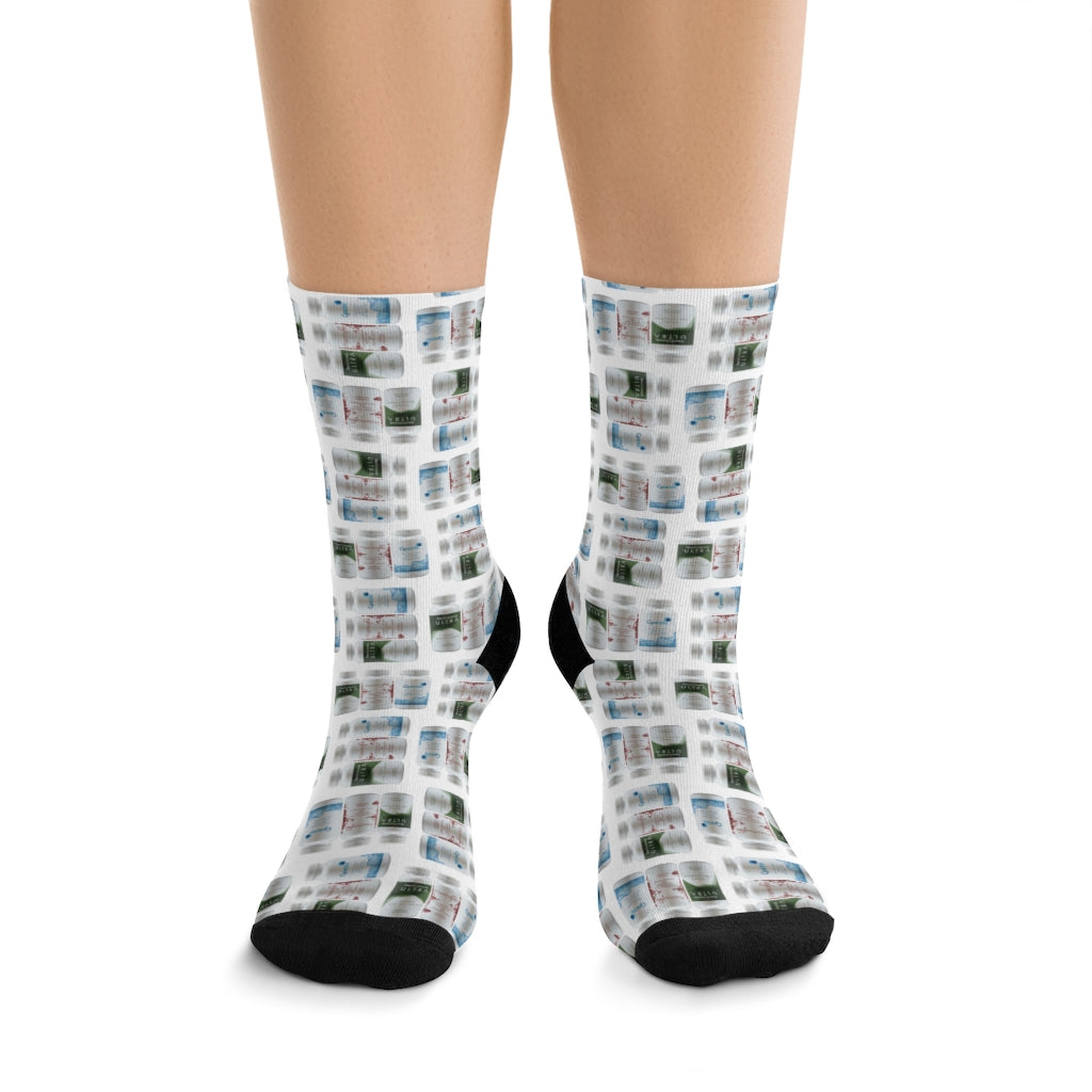 Cerule Socks - Bottles