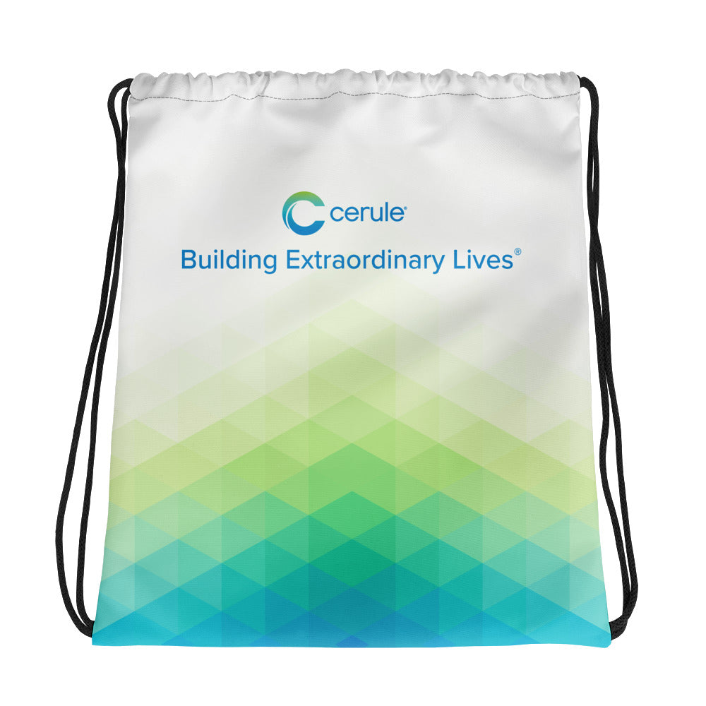 Cerule Drawstring Bag