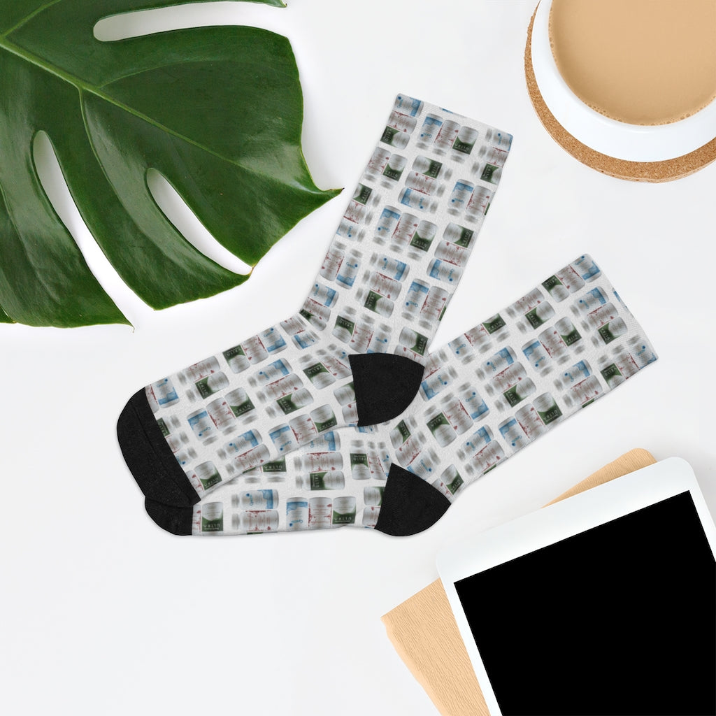 Cerule Socks - Bottles