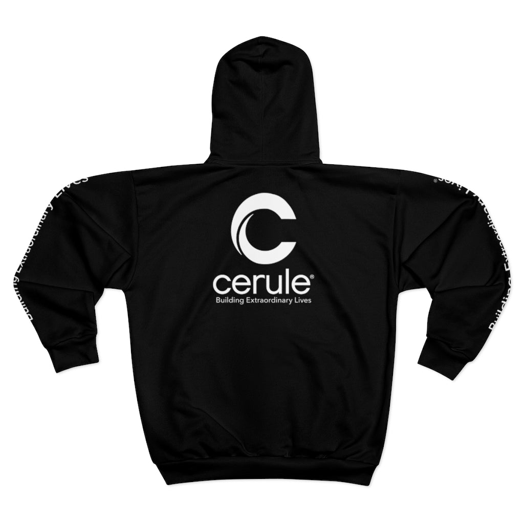 Cerule Zip Hoodie Black