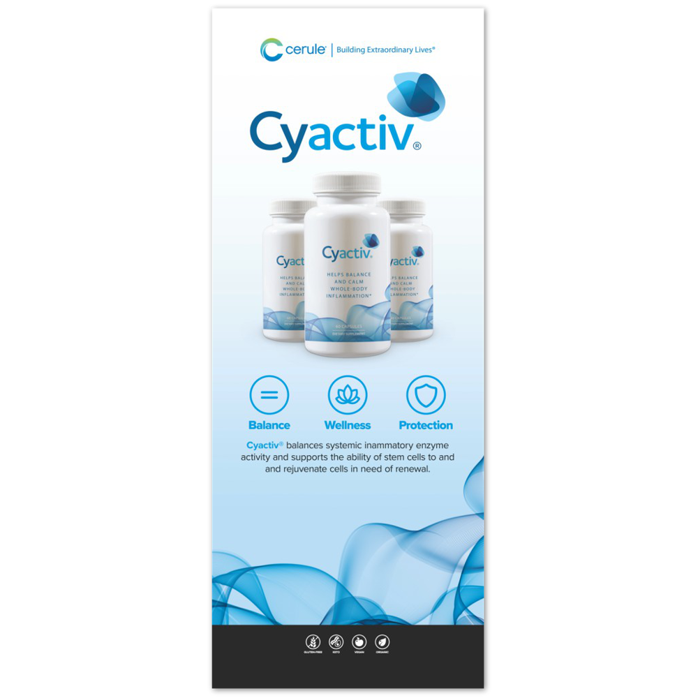 Roll up banner Cyactiv (US & CA)