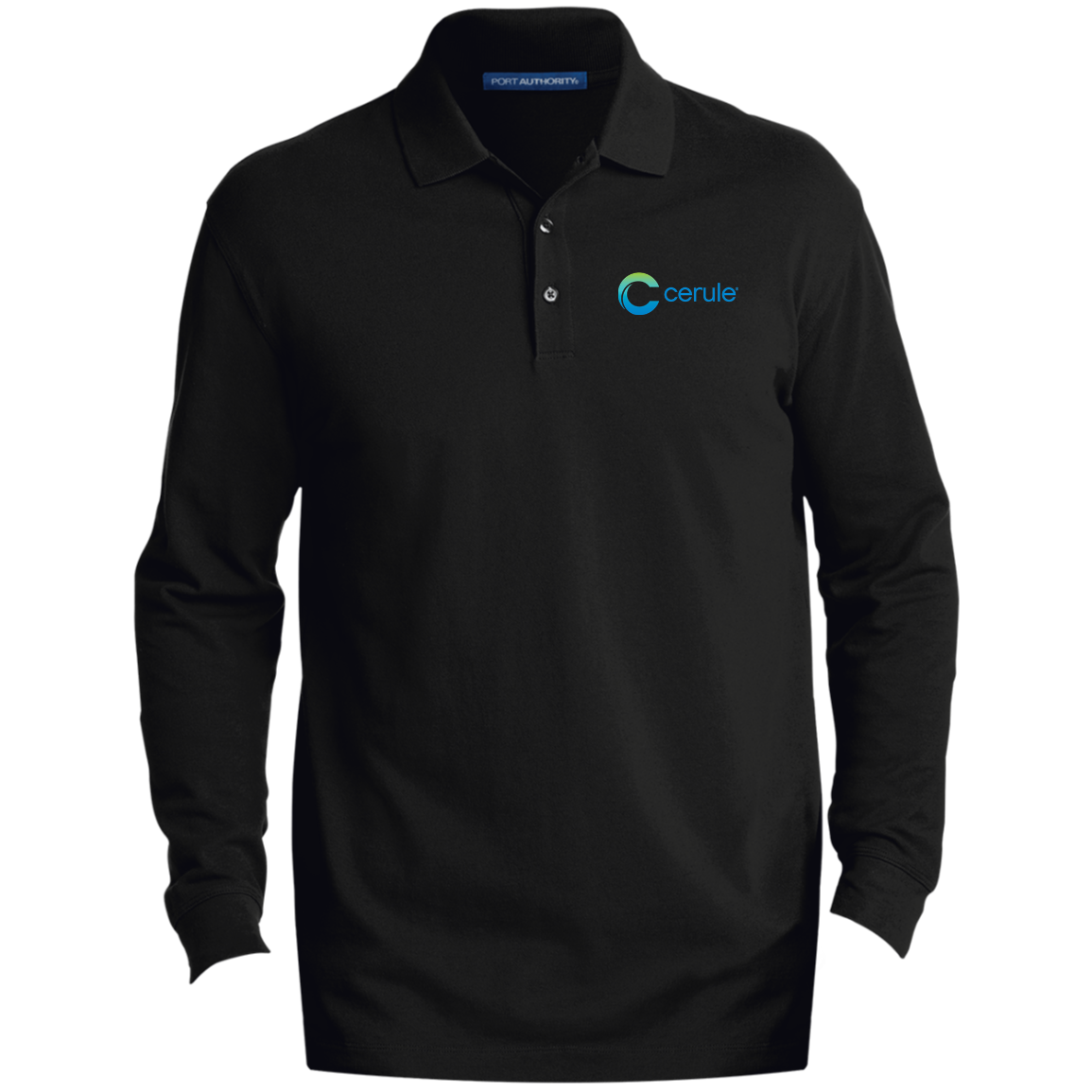 Cerule Long Sleeve Polo