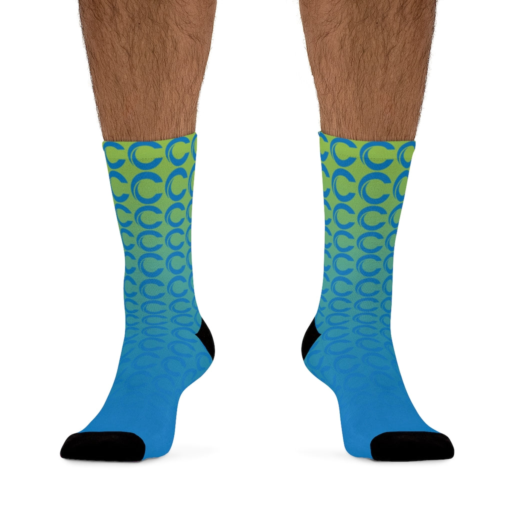 Cerule Socks - Blue/Green