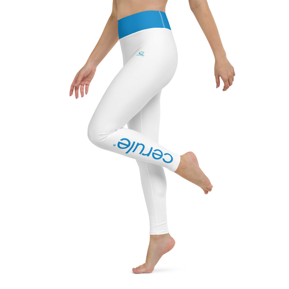 Women's Yoga Leggings - White