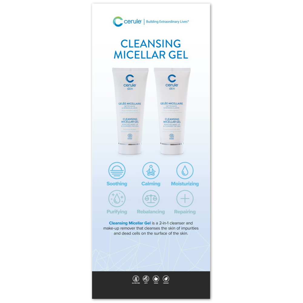 Roll up banner Micellar Gel (US & CA)